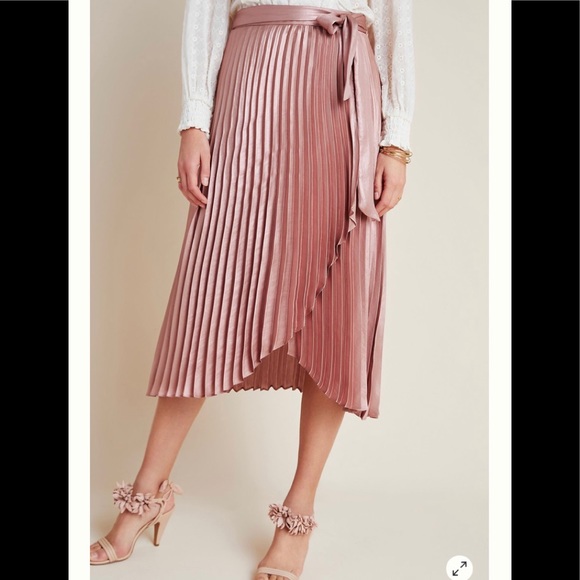 Anthropologie Dresses & Skirts - Anthropologie Maeve Paulina pleated midi skirt